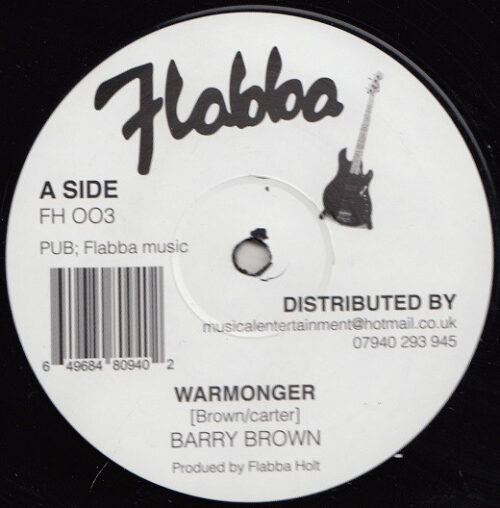 Barry Brown – Warmonger