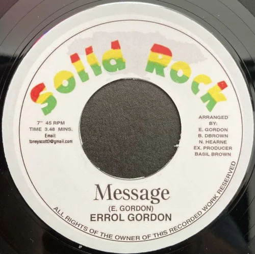 Errol Gordon - Message